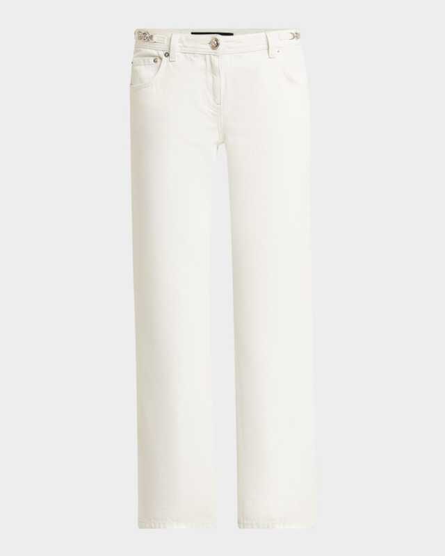 Regen Extreme Bleached Denim Kickflare Ankle Pants